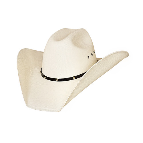 New Bullhide Hats Double Barrel Ace Western 50X Manhatten Straw Cowboy Hat