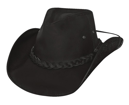 NEW Bullhide Hats 0453Bl Down Under Collection Melbourne Small Black Cowboy Hat