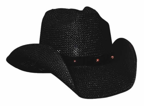 NEW Bullhide Hats 0221Bl After Party Extra Large Black Cowboy Hat
