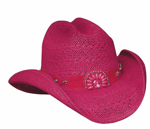 NEW Bullhide Hats 2223F Itchygoonie Large Fucshia Cowboy Hat