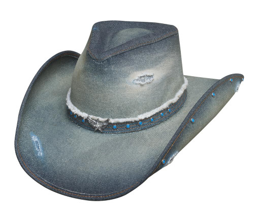 NEW Bullhide Hats 2828 Silver Wings Extra Large Blue Cowboy Hat