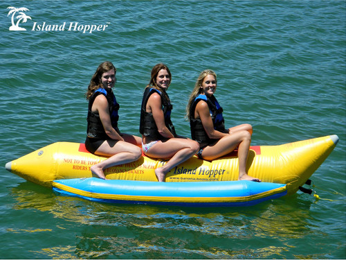 NEW Island Hopper PVC-3 Banana Boat Inflatable 3 Passenger Water Sled