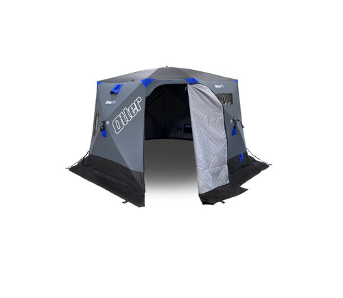 Otter Vortex PRO Resort Ice Fishing Shelter 6-8 Person with 103 Fishable Sq Ft