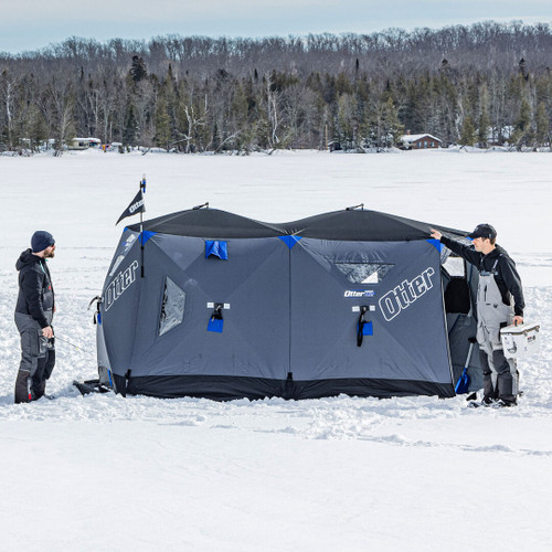 Otter Vortex Pro Monster Cabin Ice Fishing Shelter 5-7 Person 82 Fishable Sq Ft
