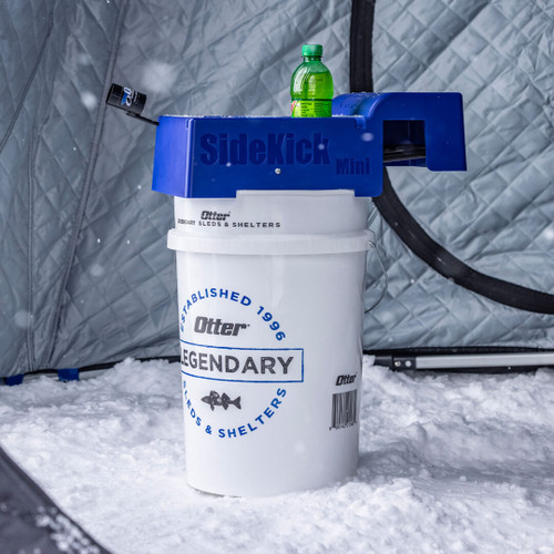 Otter Mini Sidekick Storage Console, Sits on Top of 5/6-Gallon Buckets