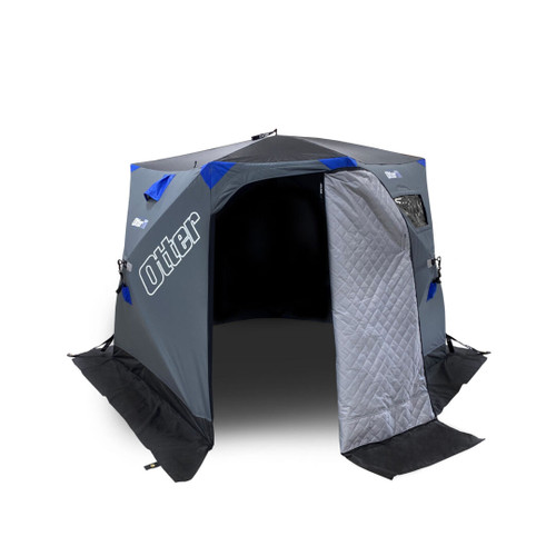 Otter Vortex PRO Cabin Ice Fishing Hub Shelter 2-3 Person with 48 Fishable Sq Ft