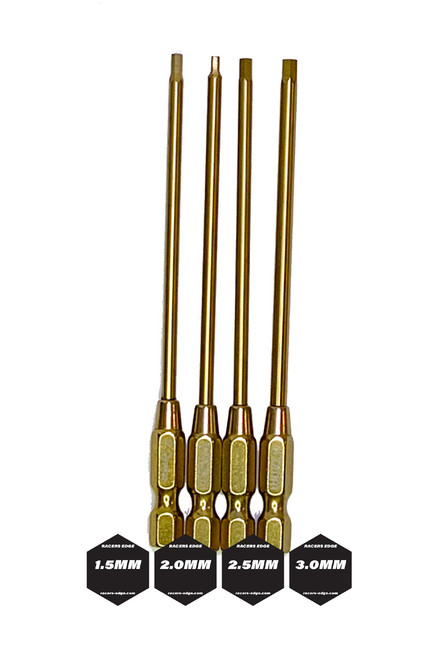 HRP Racers Edge Electric Mini Screwdriver With Titanium Metric Bits 4Pcs