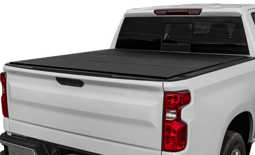 ACI Literider LOMAX FOLDING HARD COVER 19-ON Chevy/GMC 1500 5 ft 8 in. w/ or w/o Multi Tailgate w/o Bedside Storage Box Carbon Fiber Single Rail Roll-up Tonneau Cover