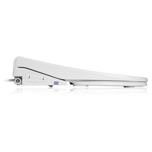 Brondell Swash Eco Thinline T66 Elongated Luxury Bidet Toilet Seat In White