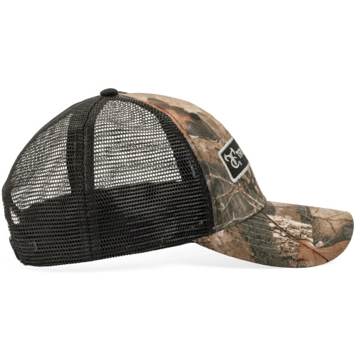 New True Timber K Camo/Black with Word Logo Cap