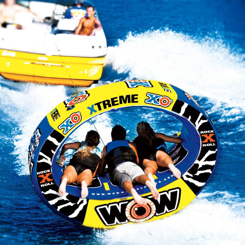 NEW World Of Watersports WOW 1-3 Person XO Extreme Towable Water Tubing Tube