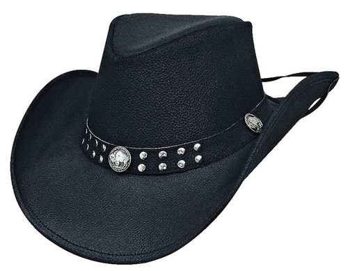 New Bullhide Montecalo ALSTON Top Grain Leather Aussie Style Western Hat
