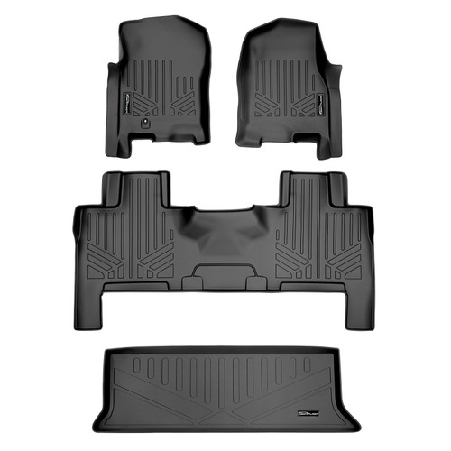 Smartliner Floor Mats And Cargo Liner Behind 3Rd Row Set Fits 2007-10 Expedition