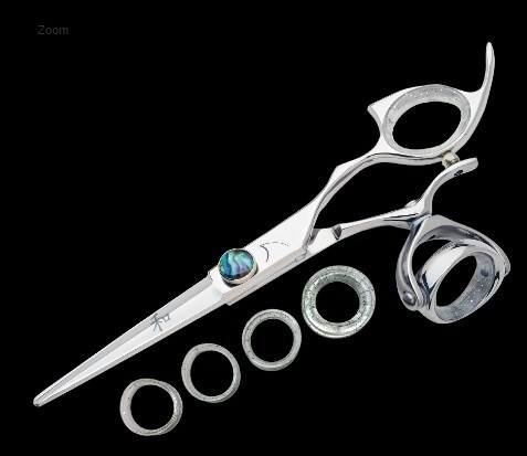 Sharkfin Shears Monarch Right Handed Super Swivel Stainless 7.0" Scissors