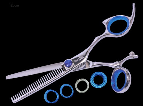 Sharkfin Shears Professional Right Hand Swivel Stainless 28 Tooth Thinner