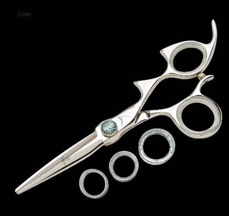 Sharkfin Shears Double Shark Right Handed Non-Swivel Stainless 7.0" Scissors