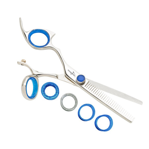 Sharkfin Professional Left Handed Stainless Super Swivel 40T Blender Scissor