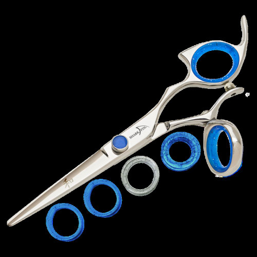 Sharkfin Shears Professional Plus Right Handed Swivel STAINLESS 5.5" Scissors