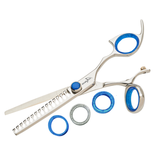 Sharkfin Shears Professional Plus Right Hand Swivel STAINLESS 15Tooth Texturizer
