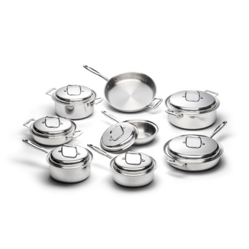 New 360 Cookware 15-Piece Stainless Steel Cookware Set