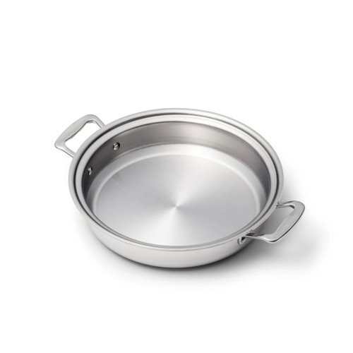 360 Cookware Stainless Steel 3.5 Quart Sauté Pan With Cover