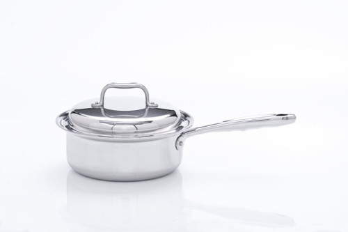 New 360 Cookware Stainless Steel 2 Quart Saucepan With Cover