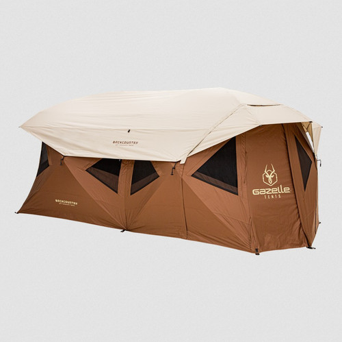 Gazelle Tents Backcountry T10 All-Season Hub Tent, Walnut Brown