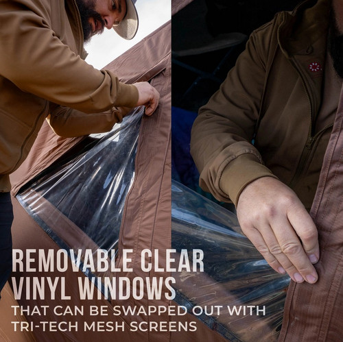 Gazelle Tents Backcountry T10 All-Season Hub Tent, Walnut Brown