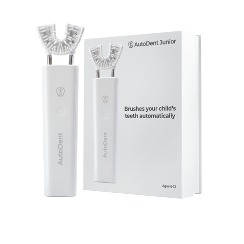 AutoDent Junior Starter Kit - The Robotic Toothbrush Designed for Kids Ages 6-12