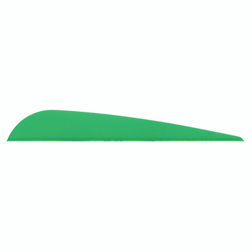 Bohning Bronco Vanes Neon Green 4 in. 100 pk.