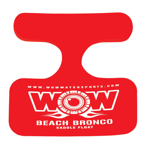 Wow Saddle Float 1 Person Pool Seat Beach Bronco In Red