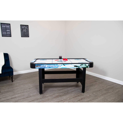 Bluewave Face-Off 3' Air Hockey Table With Electronic Scoring