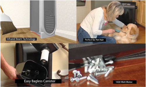 NEW Eyevac EVPRO-S Automatic Touchless Stationary Professional Silver Vacuum