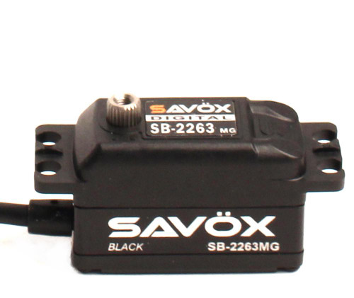 NEW Savox Savsb2263Mg-Be Black Edition Low Profile Brushless Digital Servo Car