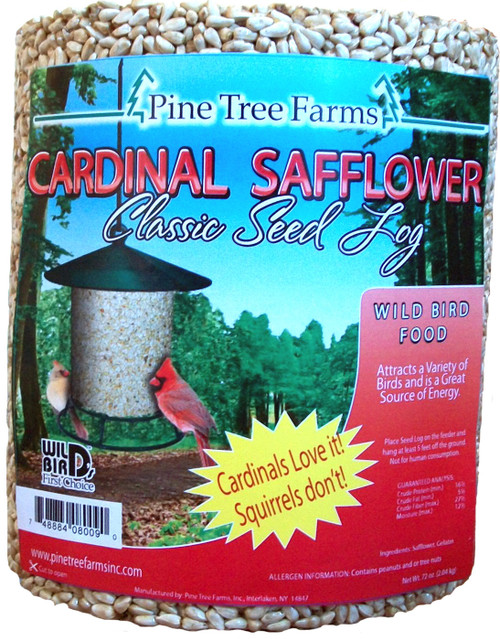 Pine Tree Farms Cardinal Safflower Classic Seed Log 68Oz 8009