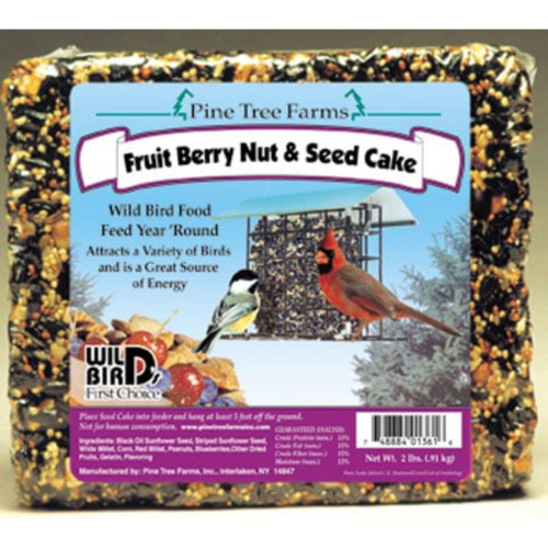 Pine Tree Farms Fruit Berry Nut Seed Cake 1361 2 8 / Case