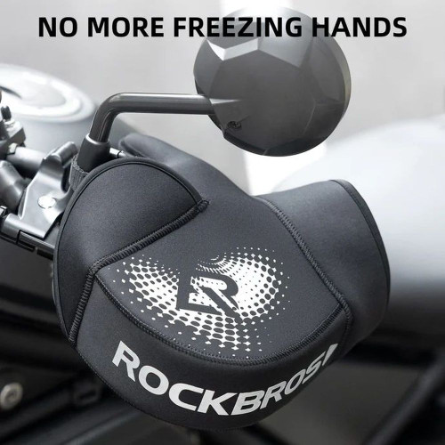 Rockbros Cold Weather Windproof Motorcycle Handlebar Hand Warmers Muffs