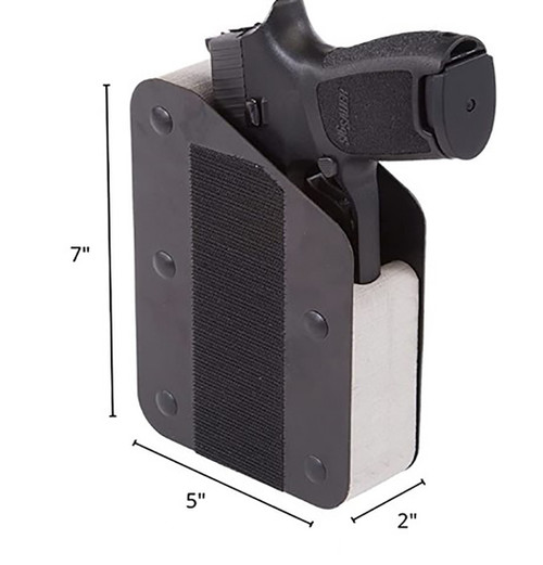 New Pro Ears Benchmaster Pistol Handgun Safe Storage Rack Velcro Hook
