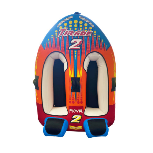 Rave Sports 02371 Tirade II Water Boat Towable Tube Ski Sled with Warranty