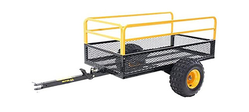 New Clam Polar Trailer Utility Trailer, Black/Yellow