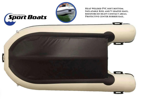 Island Hopper Shark 9.8' Aluminum Floor Inflatable Boat