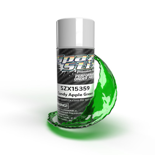 New Spaz Stix Candy Apple Green Aerosol Paint 3.5Oz