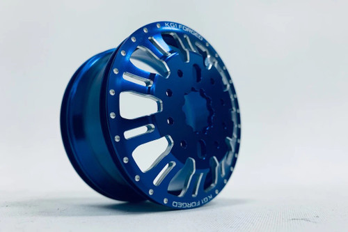 HRP Cen Racing Kg1 Kd004 Duel Rear Dually Wheel Blue Anodized 2Pcs
