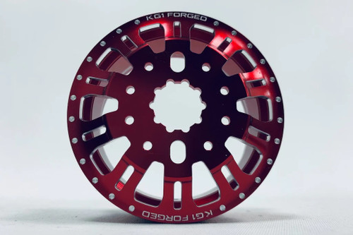 HRP Cen Racing Kg1 Kd004 Duel Front Dually Wheel Red Anodized 2Pcs