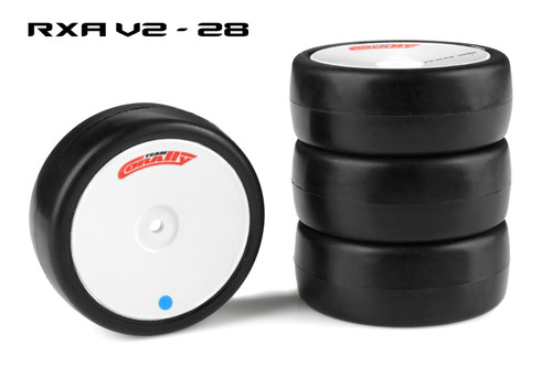 New Corally Attack Rxa V2 Rubber Tires - 1/10 Ep Touring - 28 Shore -