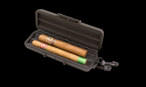 SKB 3i-0702-1B-CC iSeries Watertight Cigar Case Black (Holds 2 Cigars)