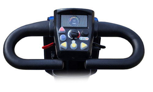 Shoprider Explorer Blue 4-Wheel Mobility Scooter With 300 lb. Weight Capacity