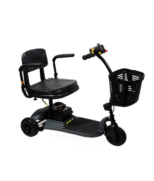 Shoprider ECHO+ Grey 3-Wheel Mobility Scooter With 250 lb. Weight Capacity