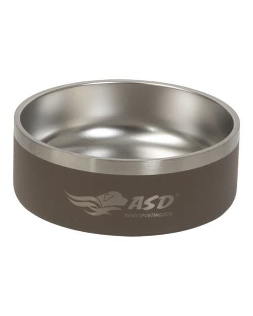 Banded Sporting Dog Stainless Steel Dog Green Bowl In 32Oz Size