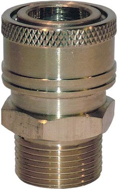 AR Blue Clean Brass Fitting: M22 x 3/8 M Ball Quick Coupling